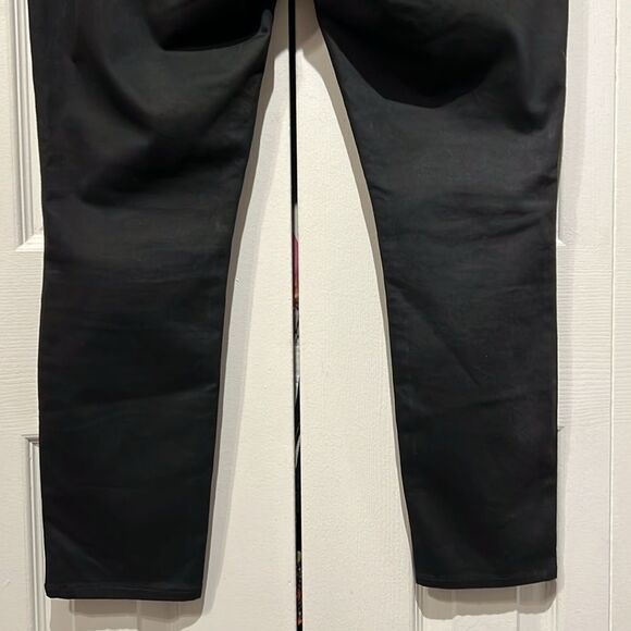 Frame Le High Skinny Black Coated Jeans Pants Size 31 - Picture 8 of 11